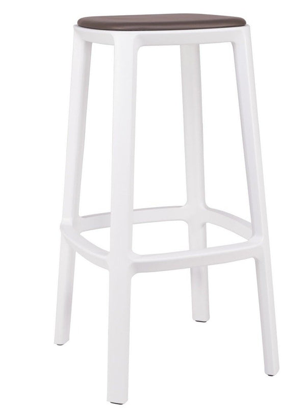 TOOU Cadrea Counter Stool White Black 