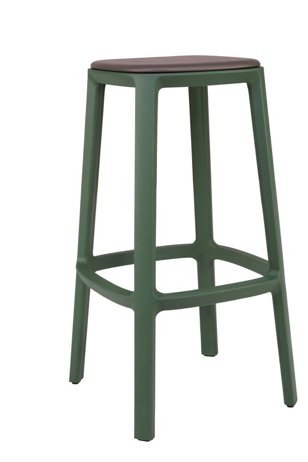 TOOU Cadrea Bar Stool Dark Brown No Seat Pad 