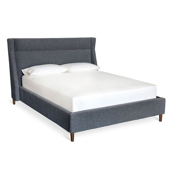 GUS Carmichael Bed Queen Urban Tweed Ink 