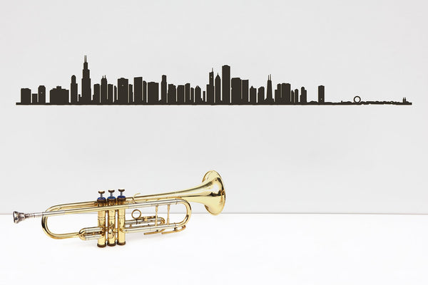 The Line XL City Skyline Silhouette - Chicago