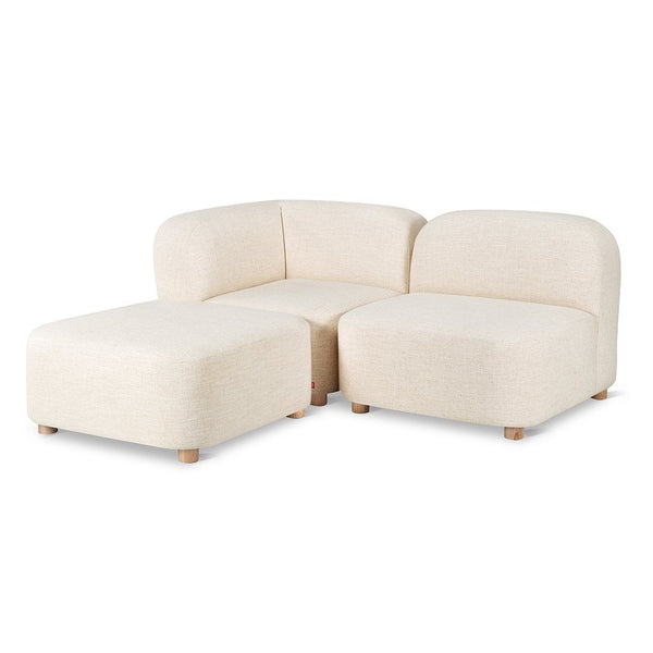 Gus Circuit Modular 3-pc Sectional Himalaya Cloud 