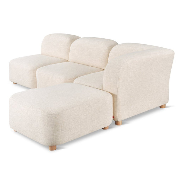 Gus Circuit Modular 4-pc Sectional Himalaya Cloud 
