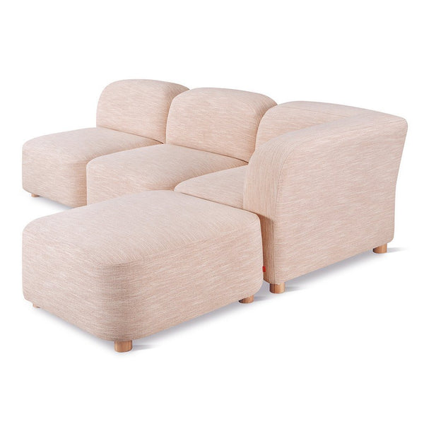 Gus Circuit Modular 4-pc Sectional Himalaya Cloud 