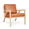 GUS Modern Truss Chair Vegan Appleskin Leather Cognac / Ash Natural 