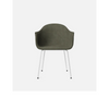 Audo Harbour Dining Arm Chair - Steel - Upholstered