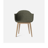 Audo Harbour Dining Arm Chair - Wood - Upholstered