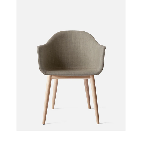 Audo Harbour Dining Arm Chair - Wood - Upholstered