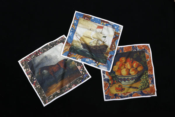 Siren Song Galleon Dinner Napkins - Set of 4