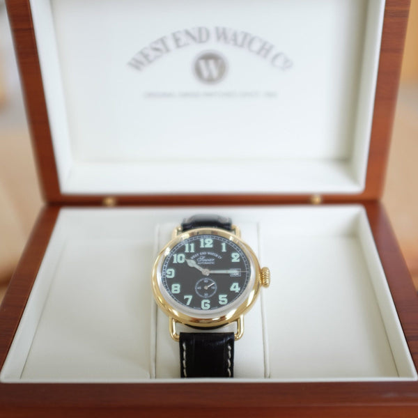 West End Watch Co. Sowar 1916 - Black Dial, Gold PVD Case 