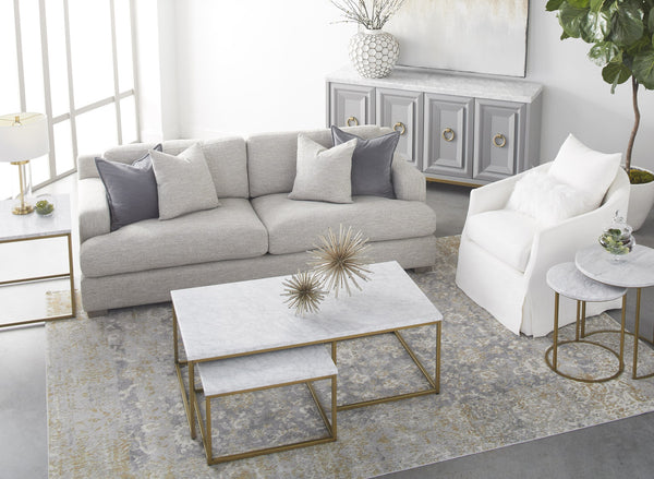 Essentials For Living Dean 92" California Casual Sofa