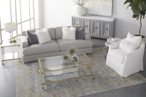 Essentials For Living Dean 92" California Casual Sofa