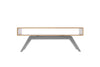 Eastvold Elko Coffee Table Silver White Oak 