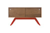 Eastvold Elko Credenza - Small Red Walnut 