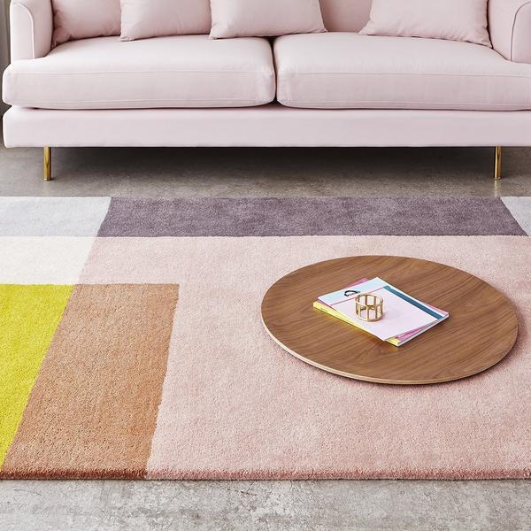 GUS Element Rug 4' W x 6' L Rose 