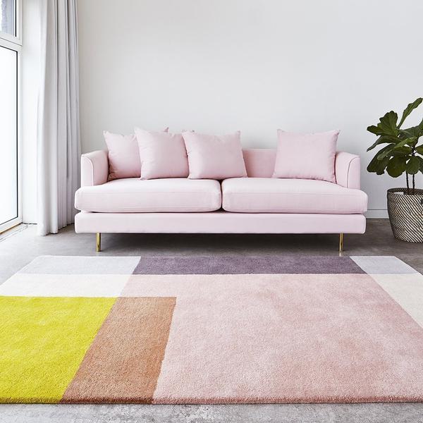 GUS Element Rug 4' W x 6' L Rose 