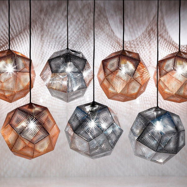 Tom Dixon Etch Pendant - Small Brass 