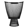 Tom Dixon Fan Lounge Chair Black Stained Ash 