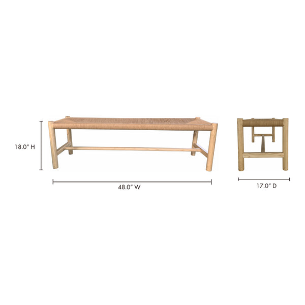 Moe's Hawthorn Bench - Small