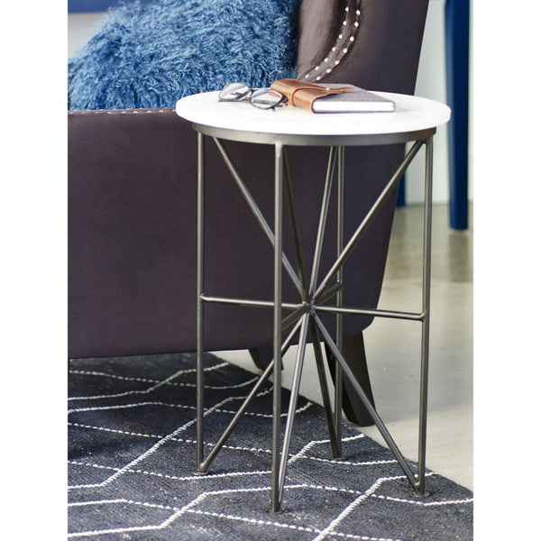 Moe's Quadrant Marble Accent Table