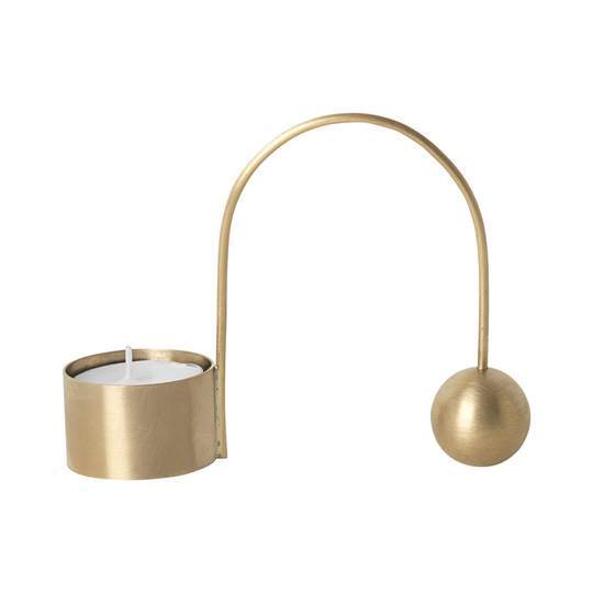 Ferm Living Balance Tealight Holder Brass 