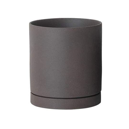 Ferm Living Sekki Pot - Large Charcoal 