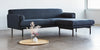 GUS Modern Foundry Bi-Sectional Sofa