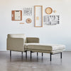 GUS Modern Foundry 2 PC Chaise