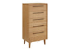 Greenington Sienna Five Drawer Chest Caramelized 