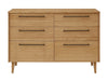 Greenington Sienna Six Drawer Dresser Caramelized 