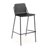 M.A.D. Sling Bar Stool Black Base / Black Ash Seat 