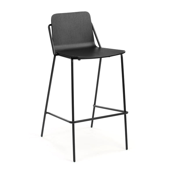 M.A.D. Sling Bar Stool Walnut / Black 