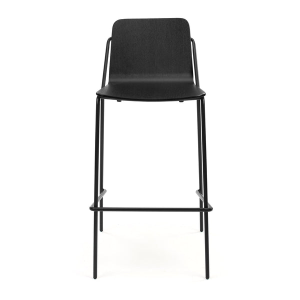 M.A.D. Sling Bar Stool Walnut / Black 
