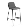 M.A.D. Sling Bar Stool Black Base / Graphite Grey Seat 