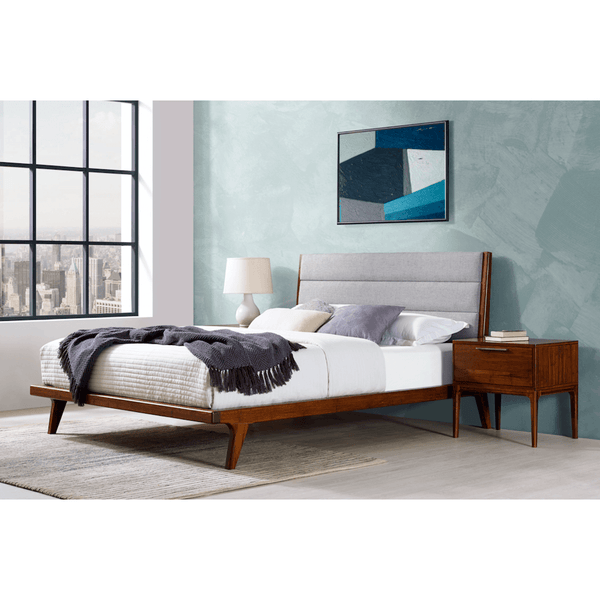 Greenington Mercury Upholstered Platform Bed Exotic Queen 