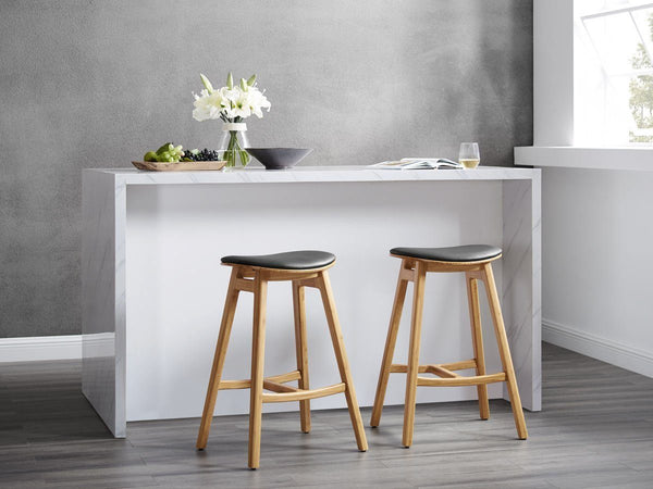 Greenington Skol 26" Counter Stool w/ Leather Seat - Set of 2 