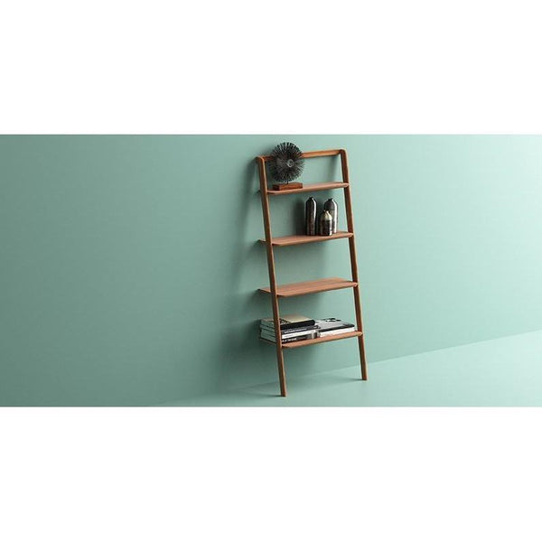 Greenington Currant Leaning Bookshelf Caramelized 