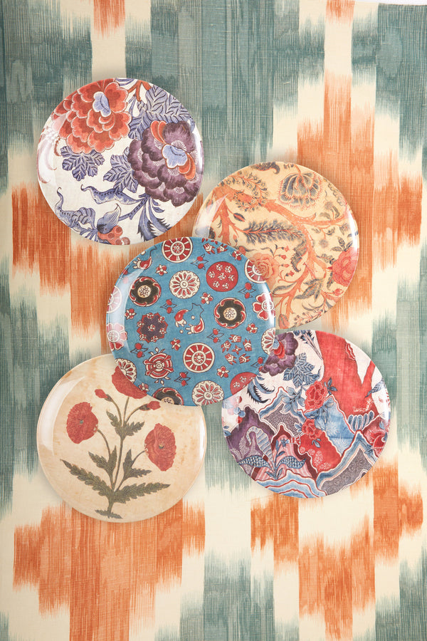 Siren Song Chintz Dinner Plates - Set of 4