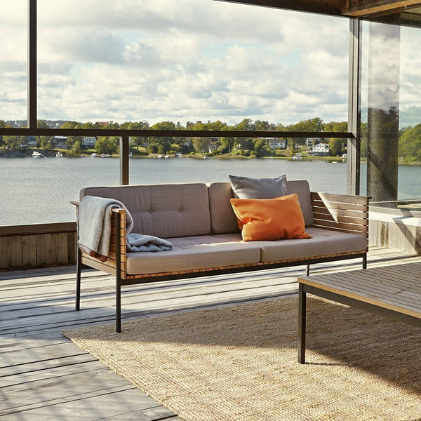 Skargaarden Häringe Lounge Table - Small Brushed Stainless Steel 