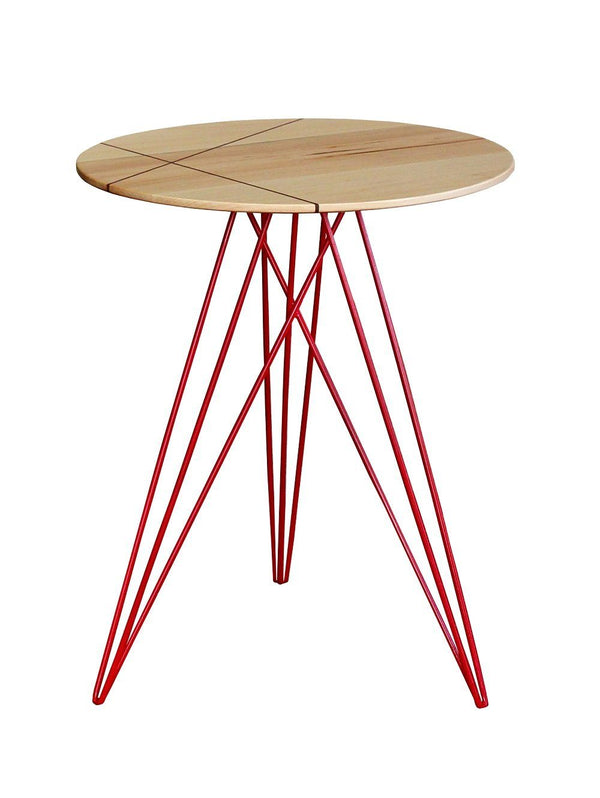 Tronk Hudson Side Table Green Walnut 