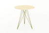 Tronk Hudson Side Table Brassy Gold Maple 