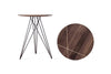 Tronk Hudson Side Table Black Walnut w/ Inlay 