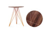 Tronk Hudson Side Table Orange Walnut w/ Inlay 