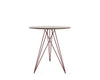 Tronk Hudson Side Table Blood Red Walnut 