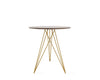 Tronk Hudson Side Table Mustard Walnut 