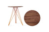 Tronk Hudson Side Table Orange Walnut 