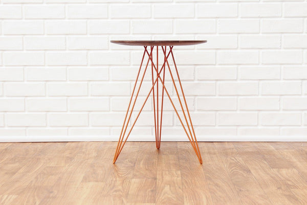 Tronk Hudson Side Table Green Walnut 