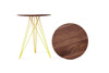 Tronk Hudson Side Table Yellow Walnut 