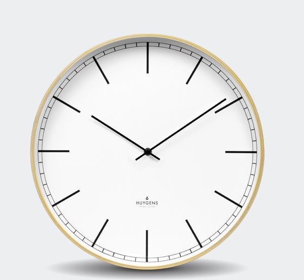 Huygens Wood Wall Clock - Index