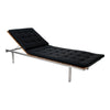 Skargaarden Häringe Sun Lounger Brushed Stainless Steel Black No Cover