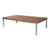 Skargaarden Häringe Lounge Table - Large Brushed Stainless Steel 